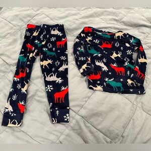 Cat and Jack snuggly soft cozy velour winter pajamas 3T 3 toddler
